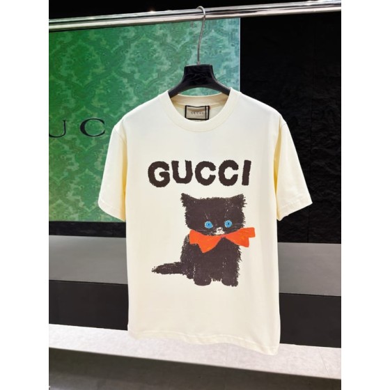 Gucci Early Spring Collection High-Weight Short-Sleeve